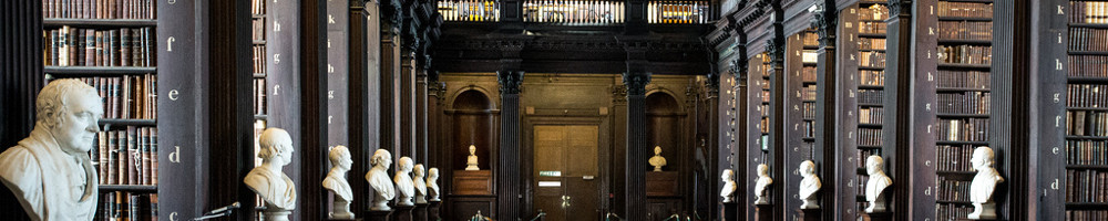 Trinity College Library, Dublin (Analysis Group banner)